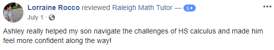 Review of Calculus tutoring